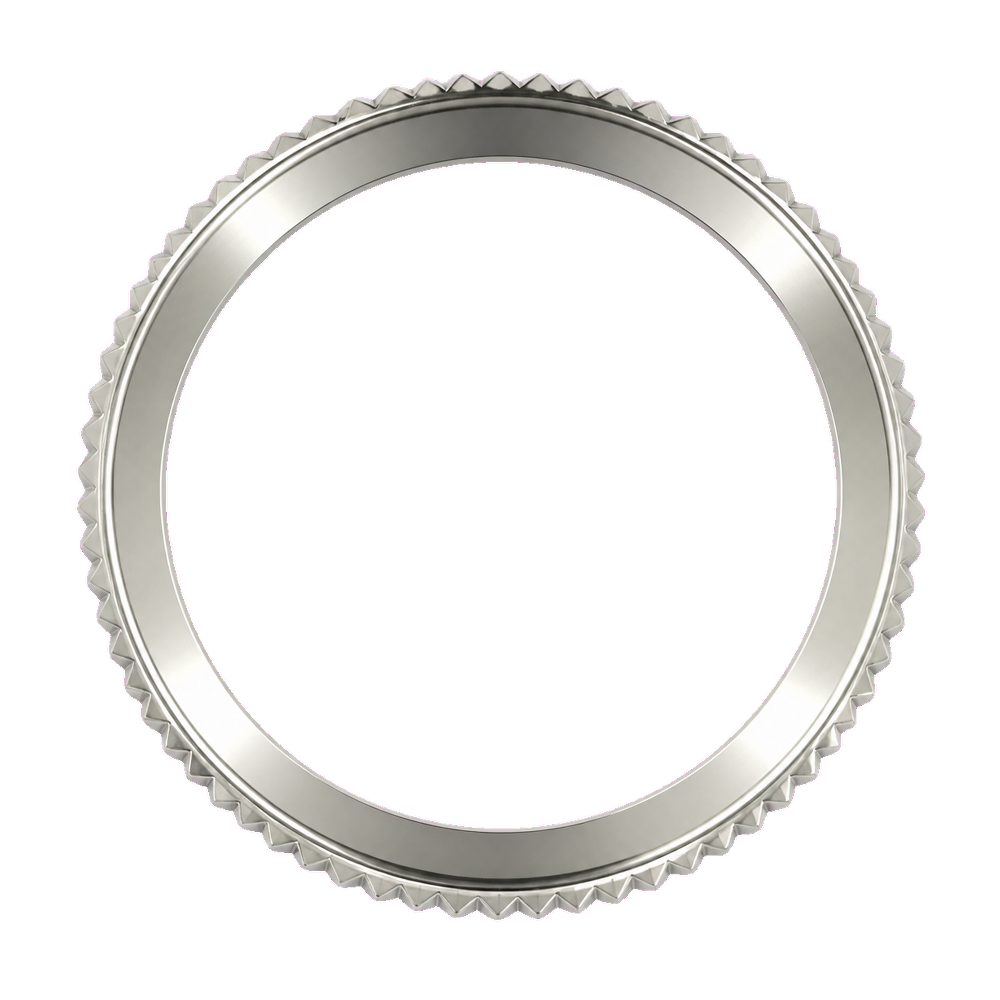 Lucius Atelier SKX007 The Coin Edge Bezel - Silver Mirror Polished — Bezel Ring