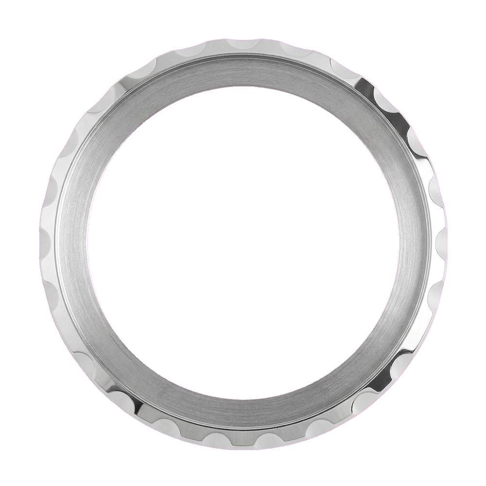 Namoki SKX007/SRPD Big Sub Bezel: Steel Finish — Bezel Ring