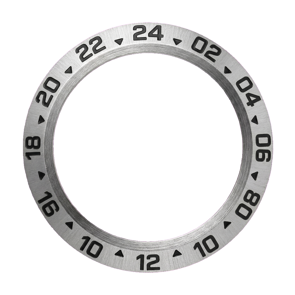 Namoki SKX007/SRPD GMT Bezel: Steel Finish — Bezel Ring