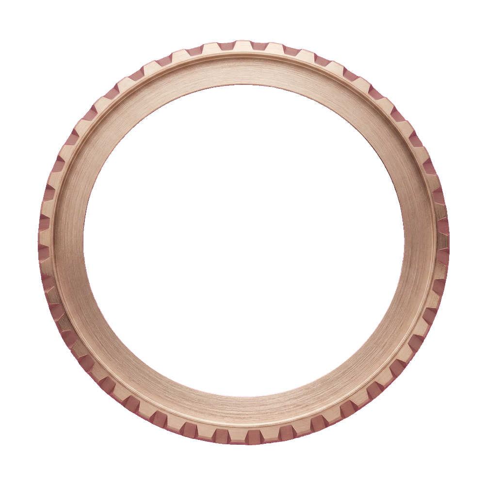 Namoki SKX007/SRPD LX Bezel: Brushed Rose Gold Finish — Bezel Ring