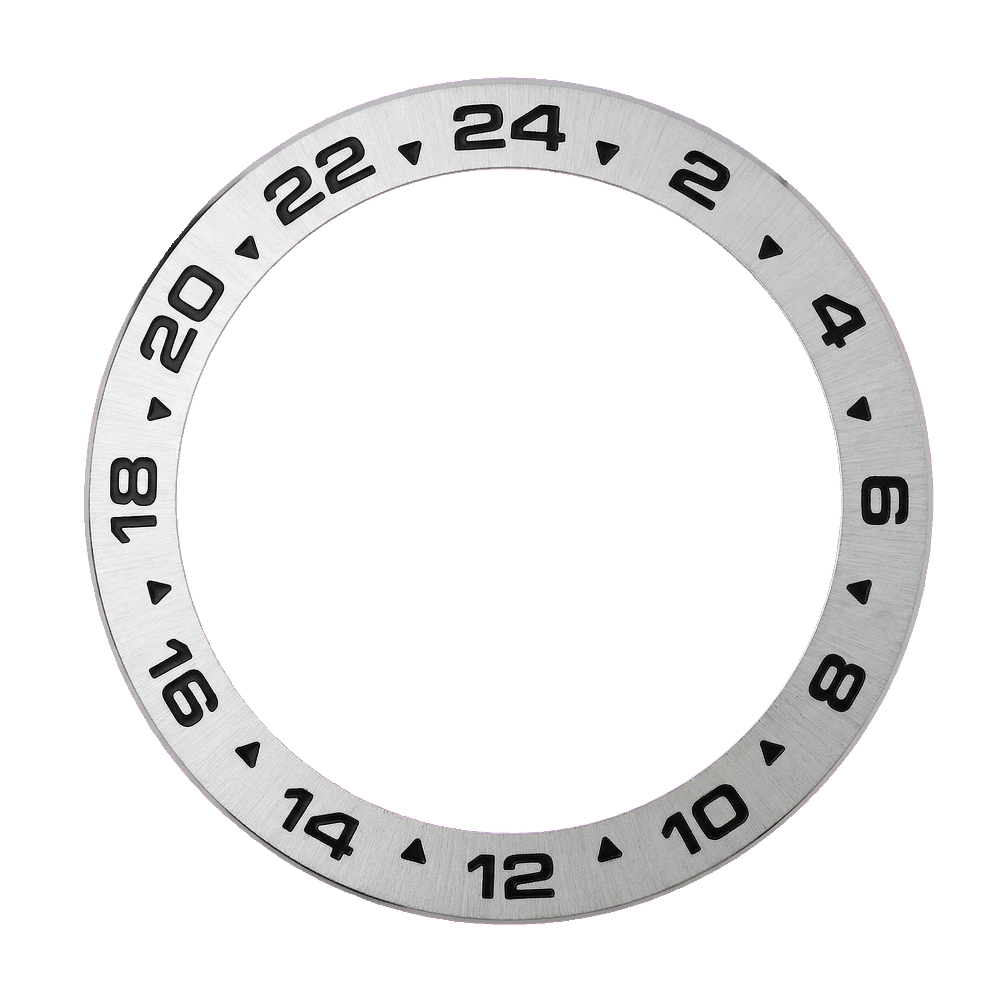 Namoki SKX007/SRPD Slim GMT Bezel: Steel Finish — Bezel Ring