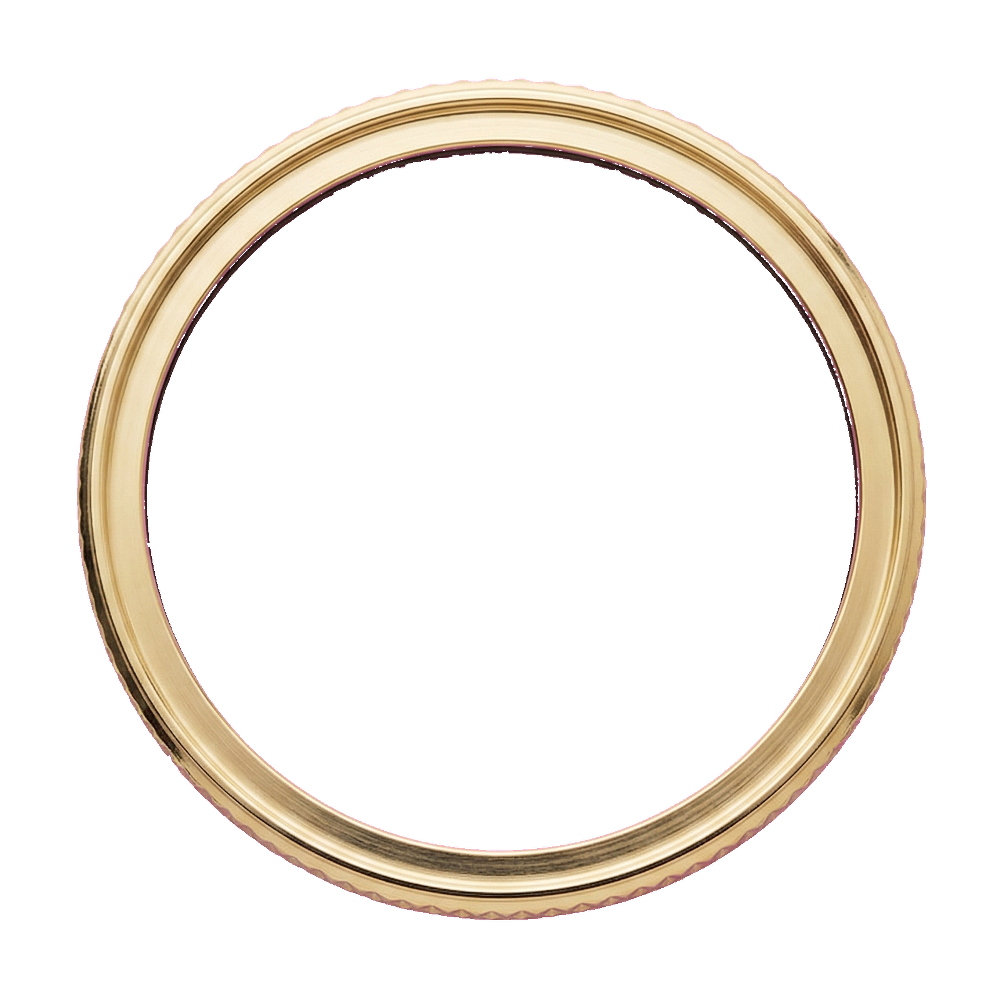 Namoki SKX007/SRPD Slim Knurled Bezel: Gold Finish — Bezel Ring