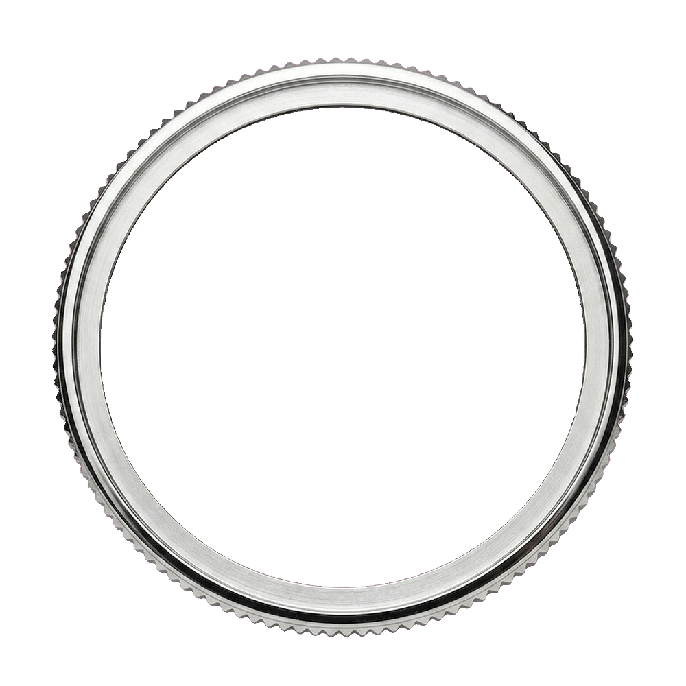 Namoki SSK Coin Edge Bezel: Steel Finish — Bezel Ring