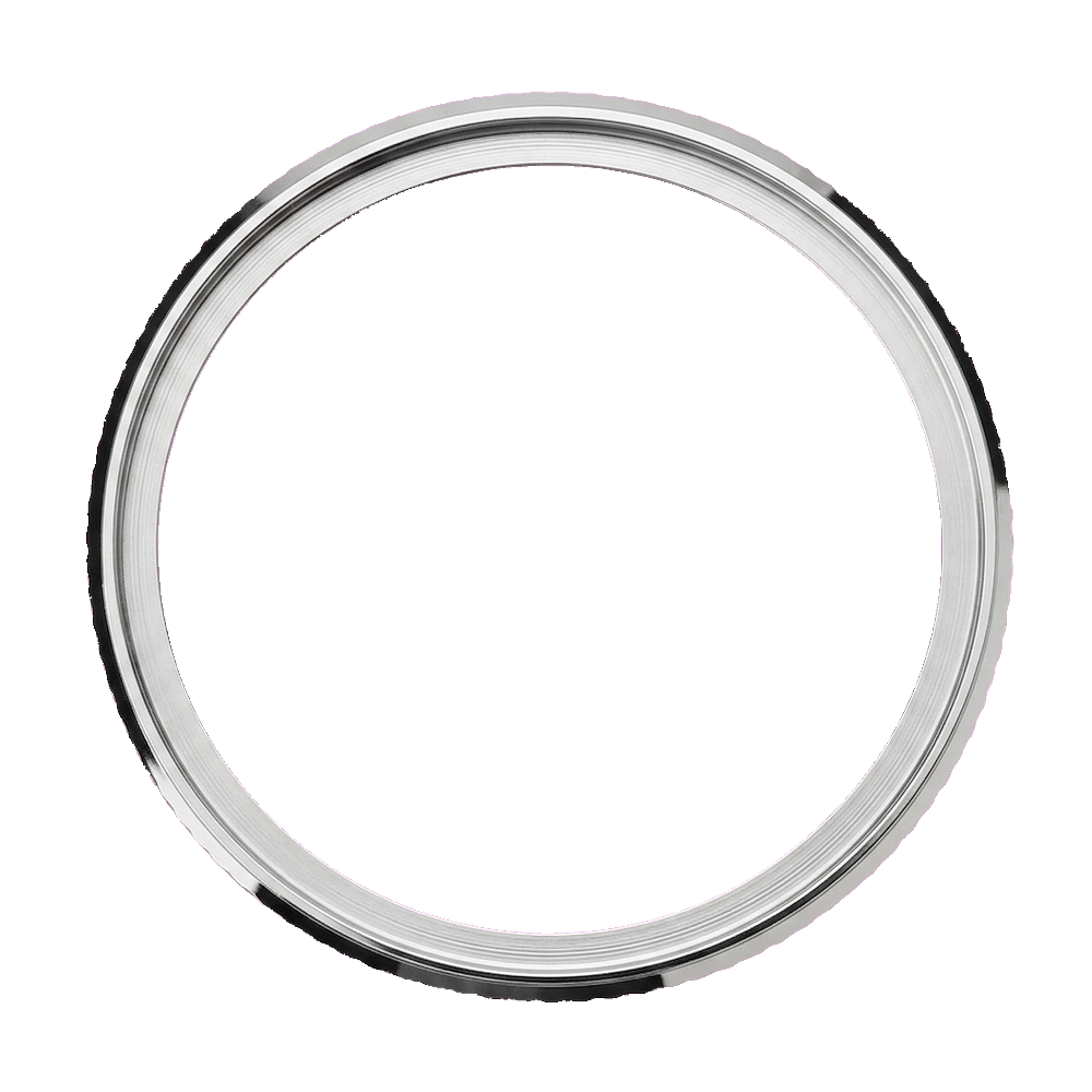 Namoki SSK Knurled Bezel: Steel Finish — Bezel Ring