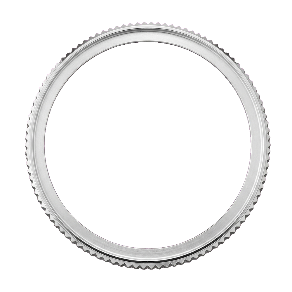 Namoki SSK Slim Coin Edge Bezel: Steel Finish — Bezel Ring