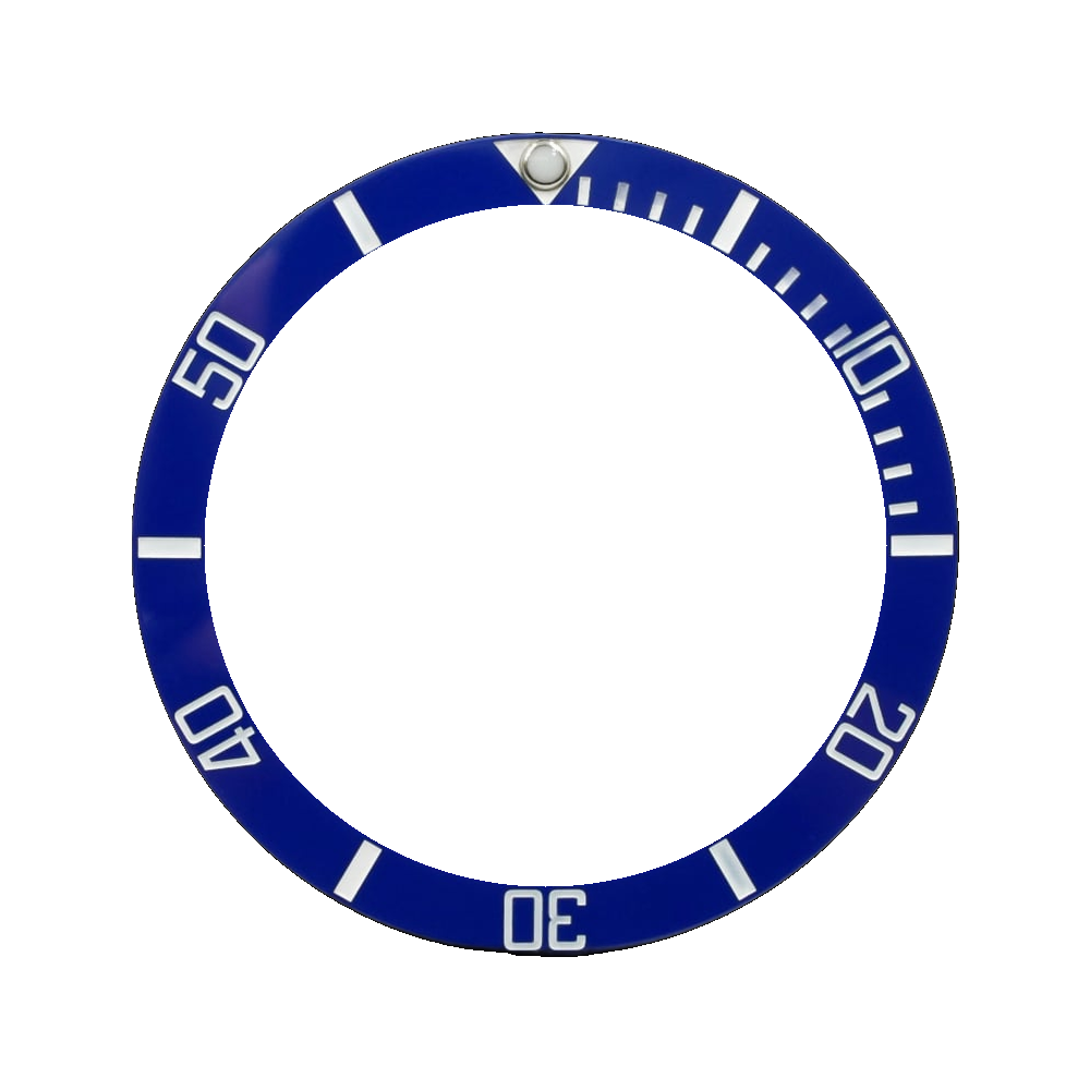 Lucius Atelier SKX013 Ceramic Bezel Insert (Slope) - Submariner Blue — Bezel Insert