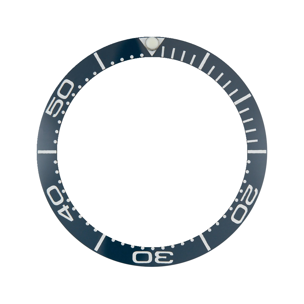 Namoki SKX007/SRPD Ceramic Bezel Insert: SMP style Blue/White — Bezel Insert