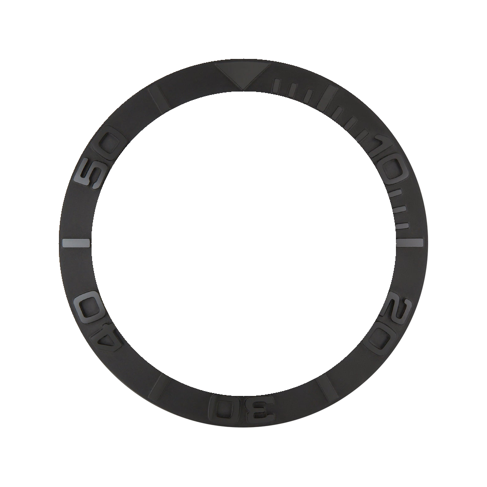 Namoki SKX007/SRPD Ceramic Bezel Insert: YM style Black — Bezel Insert