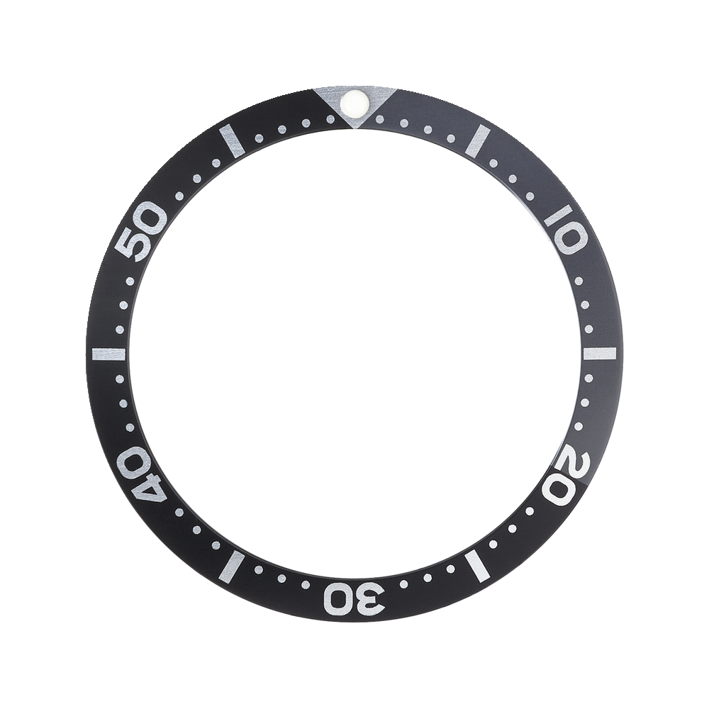 Namoki SKX007/SRPD Aluminium Bezel Insert: Seiko style Black/Grey — Bezel Insert