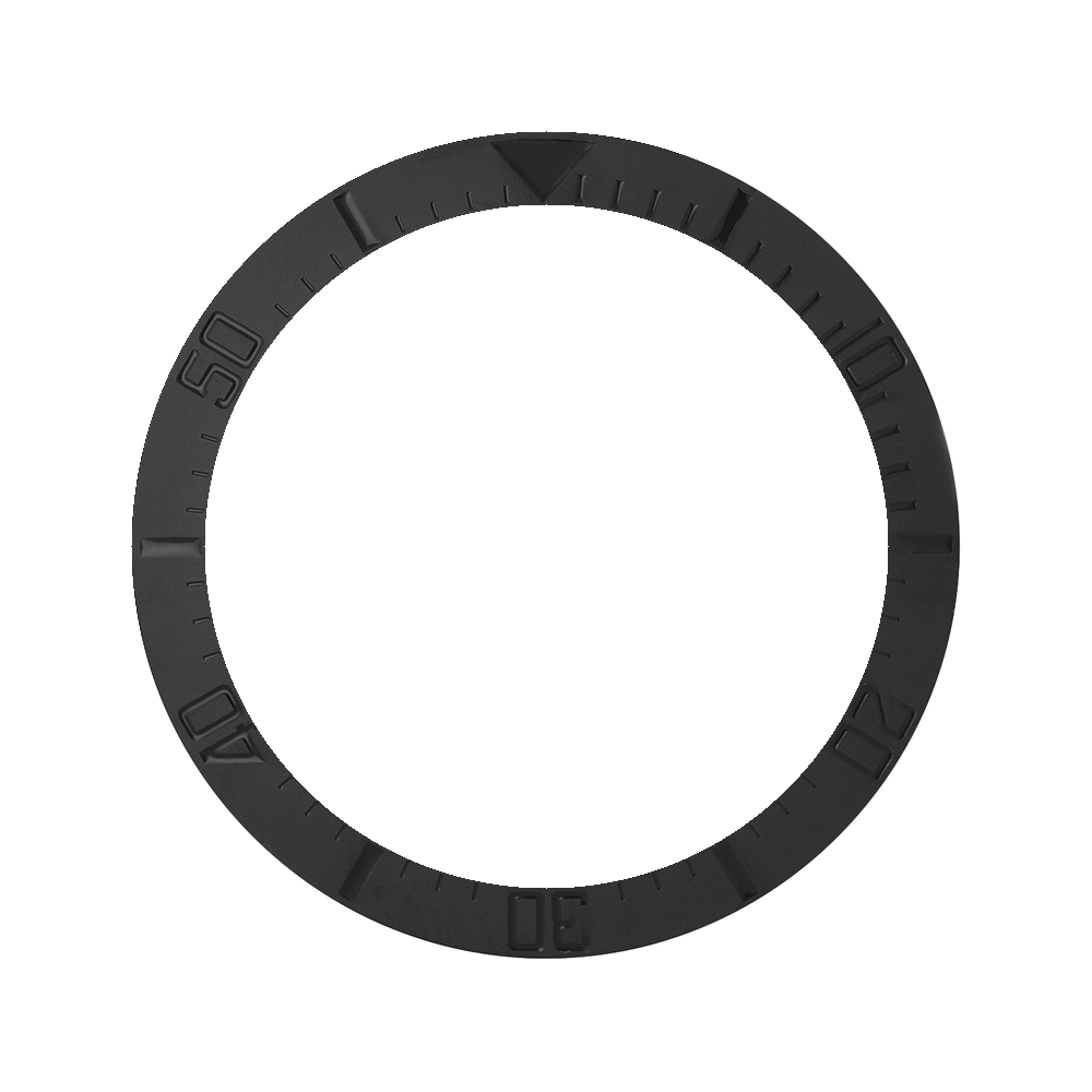 Namoki SKX007/SRPD Ceramic Bezel Insert: DSSD style Stealth — Bezel Insert