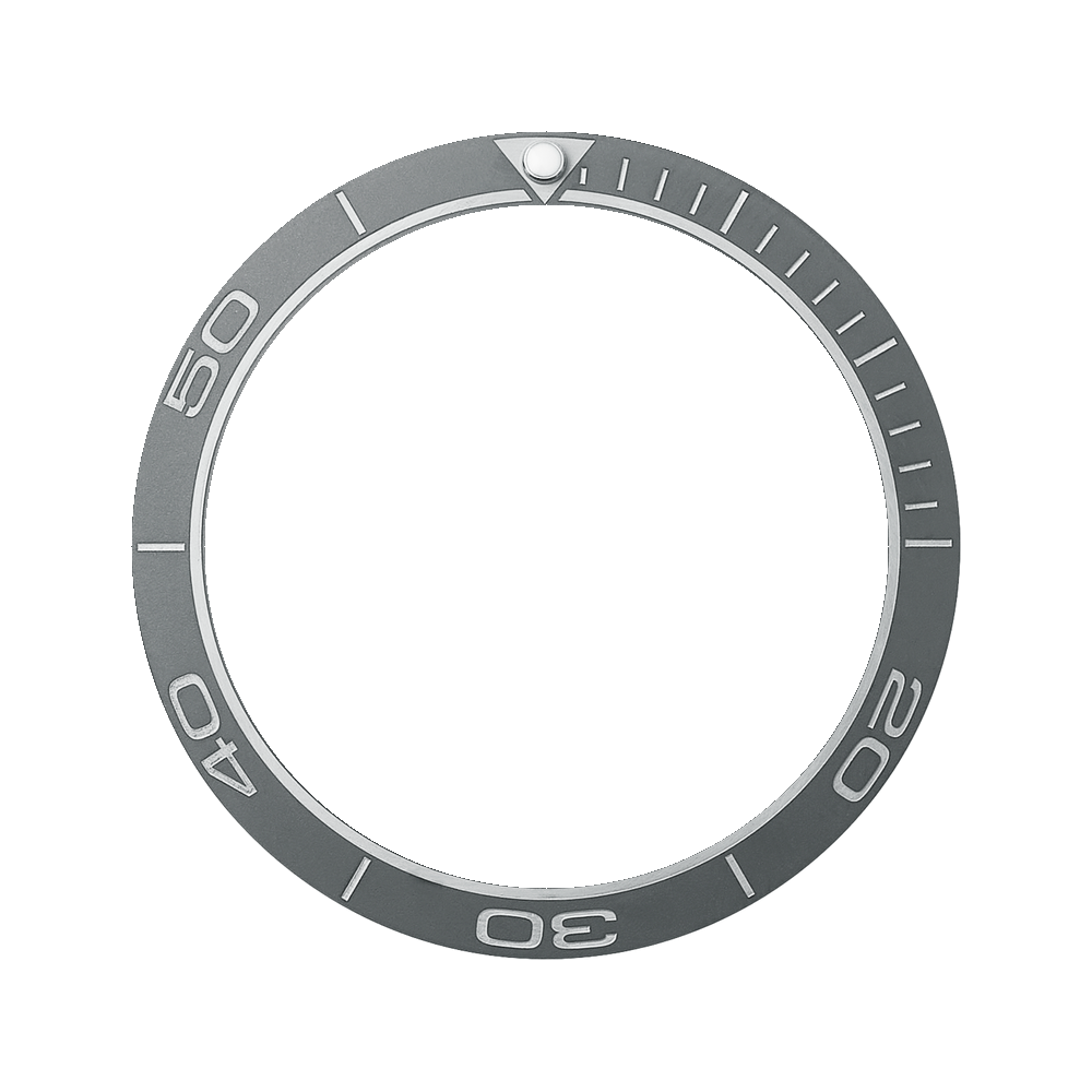 Namoki SKX007/SRPD Ceramic Bezel Insert: PO style Grey — Bezel Insert