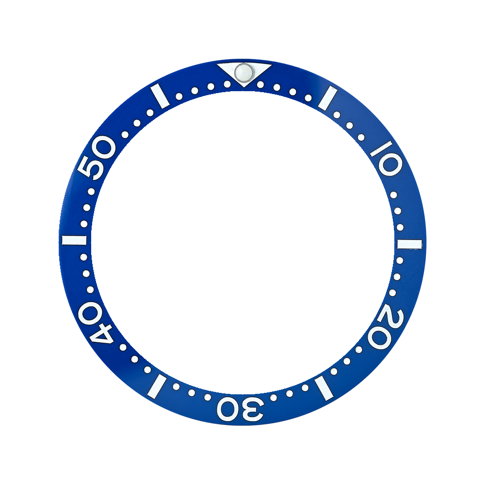 Namoki SKX007/SRPD Ceramic Bezel Insert: Seiko style Blue — Bezel Insert