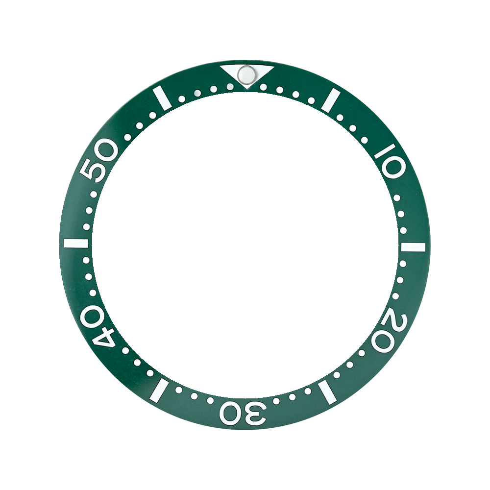 Namoki SKX007/SRPD Ceramic Bezel Insert: Seiko style Green — Bezel Insert