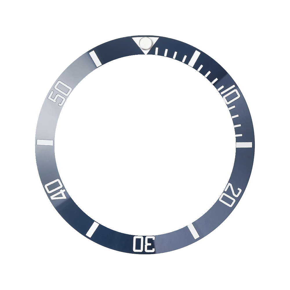 Namoki SKX007/SRPD Ceramic Bezel Insert: Sub style Aegean Blue — Bezel Insert