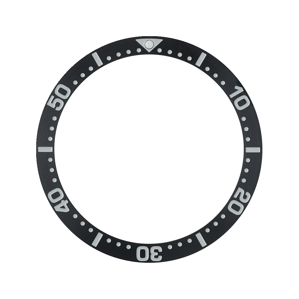 Namoki SKX007/SRPD Steel Bezel Insert: Black Series Style — Bezel Insert