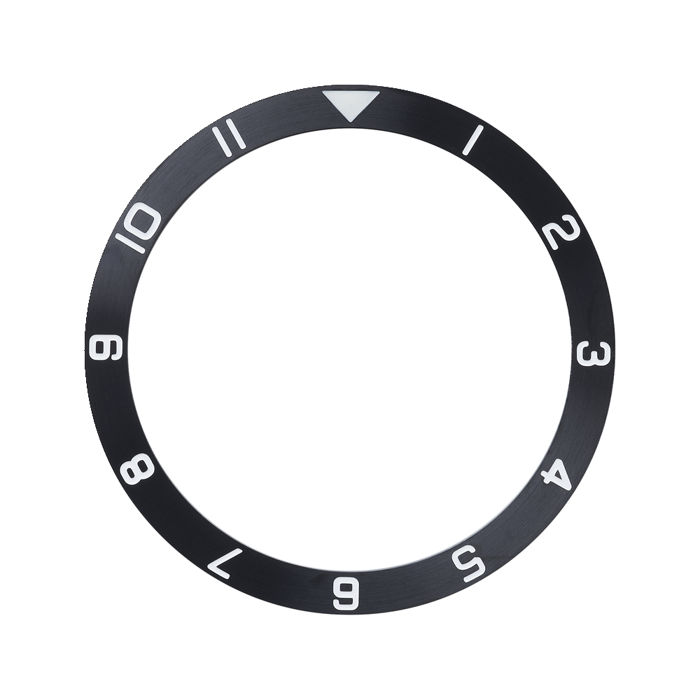 Namoki SKX007/SRPD Steel Bezel Insert: Dual time style Black Mk2 — Bezel Insert