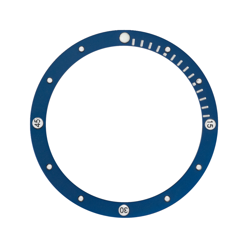 Namoki SKX007/SRPD Steel Bezel Insert: Nautical Blue — Bezel Insert