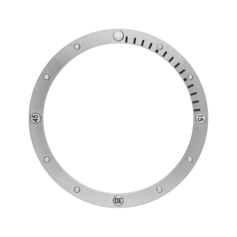 Namoki SKX007/SRPD Steel Bezel Insert: Nautical Steel — Bezel Insert