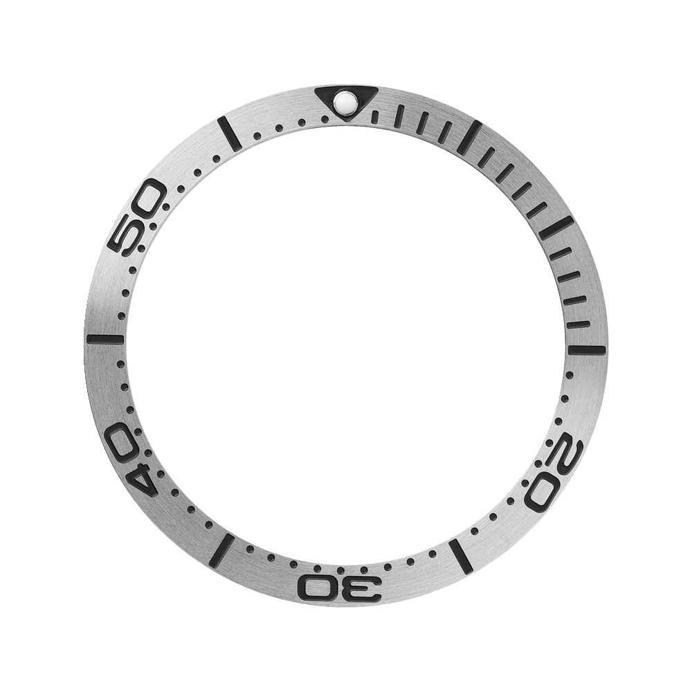 Namoki SKX007/SRPD Steel Bezel Insert: SMP style — Bezel Insert