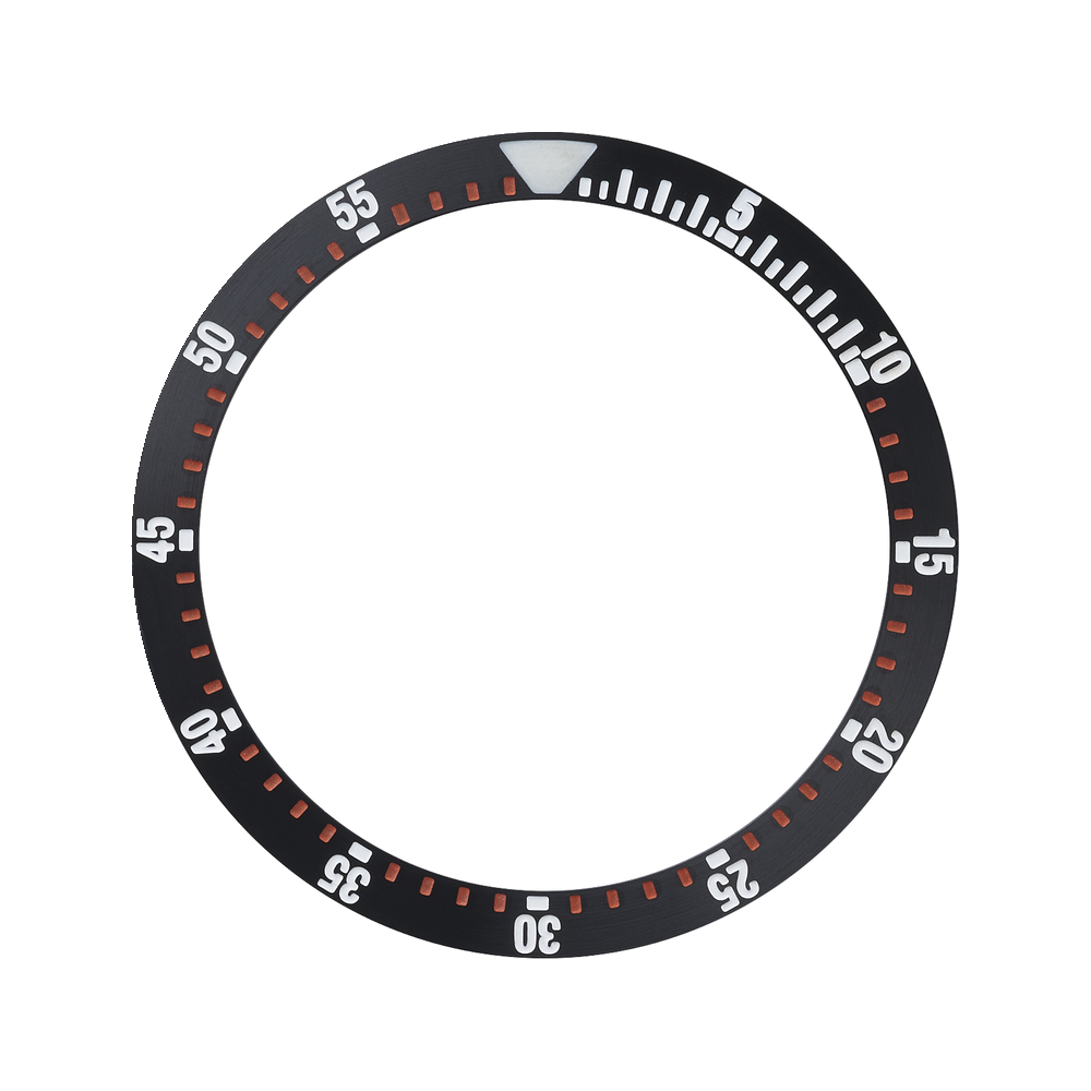 Namoki SKX007/SRPD Steel Bezel Insert: U1 style Black — Bezel Insert