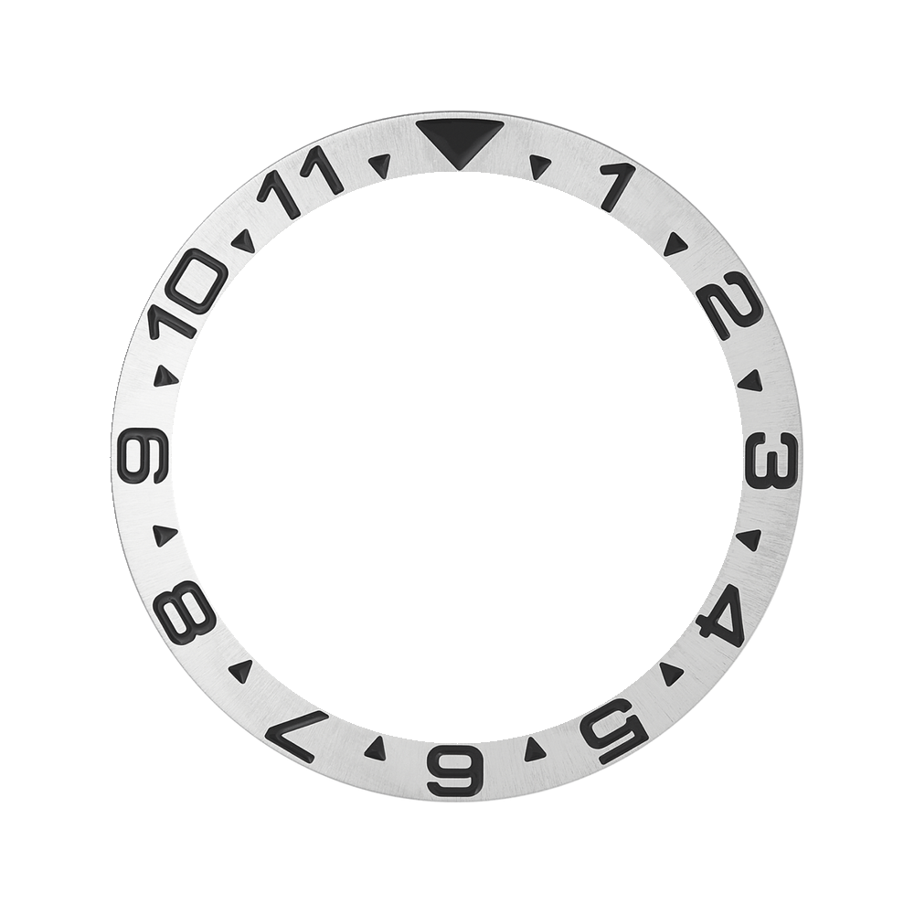 Namoki SKX007/SRPD Steel Bezel Insert: Dual Time style — Bezel Insert