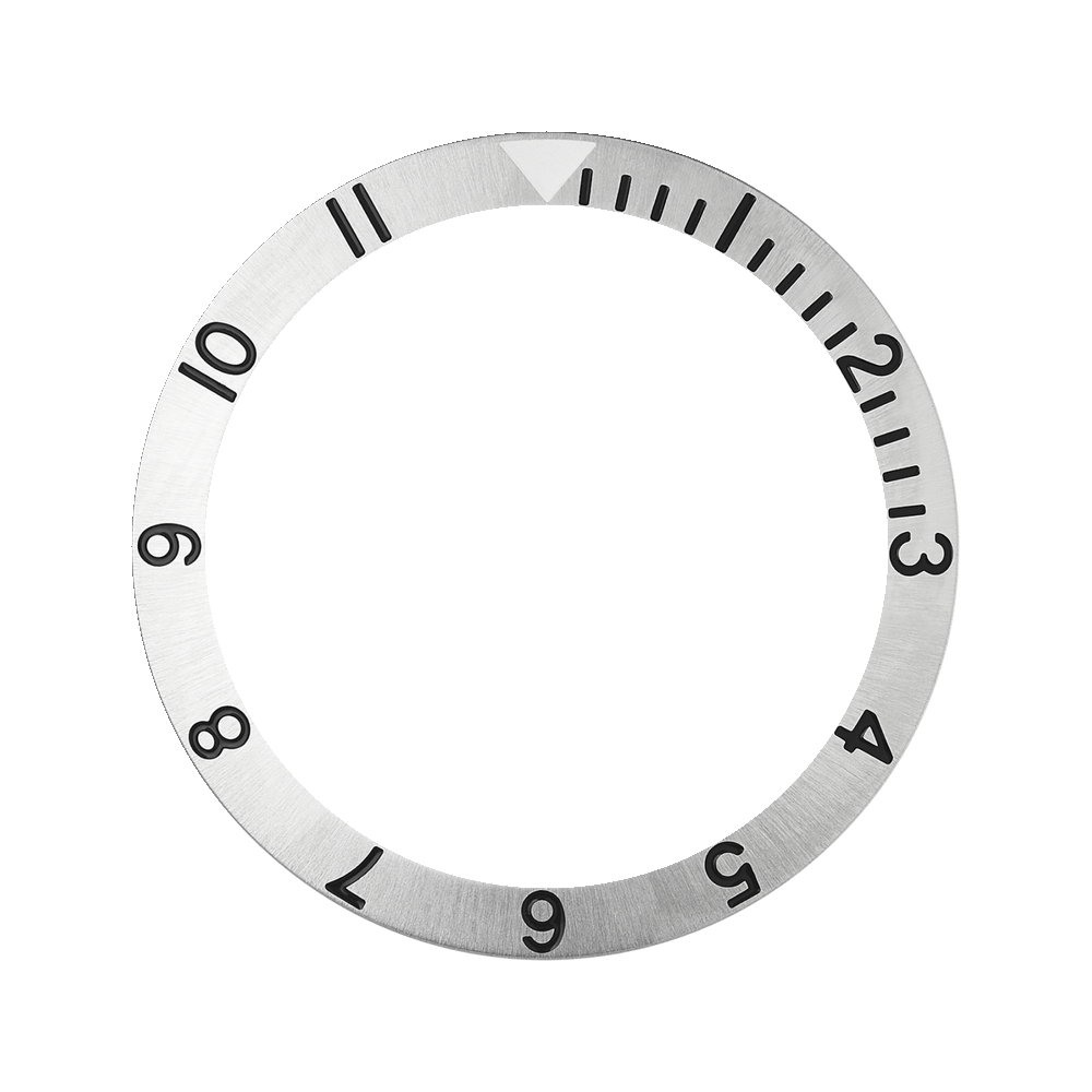 Namoki SKX007/SRPD Steel Bezel Insert: Dual Time style Mk2 — Bezel Insert