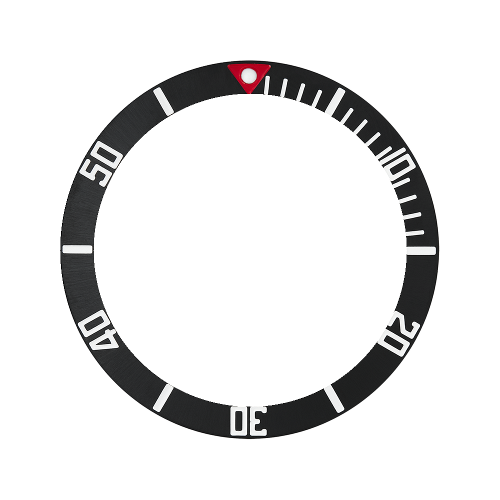 Namoki SKX007/SRPD Steel Bezel Insert: Vintage Sub Style — Bezel Insert