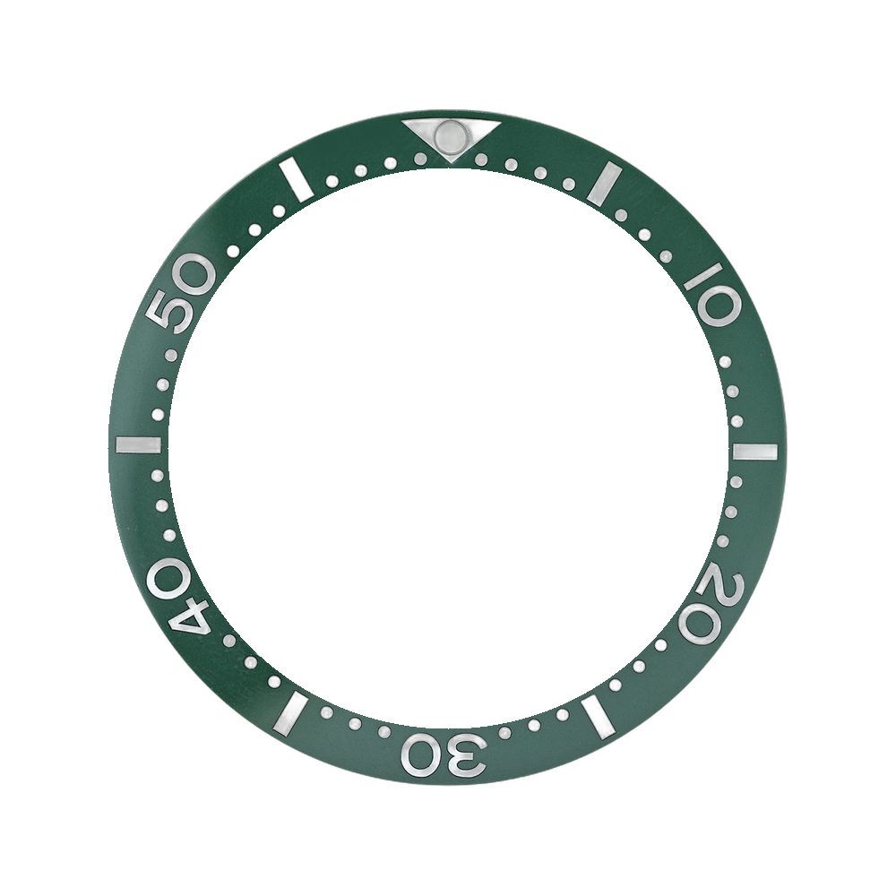 Namoki SKX013 Ceramic Bezel Insert: Seiko style Green — Bezel Insert