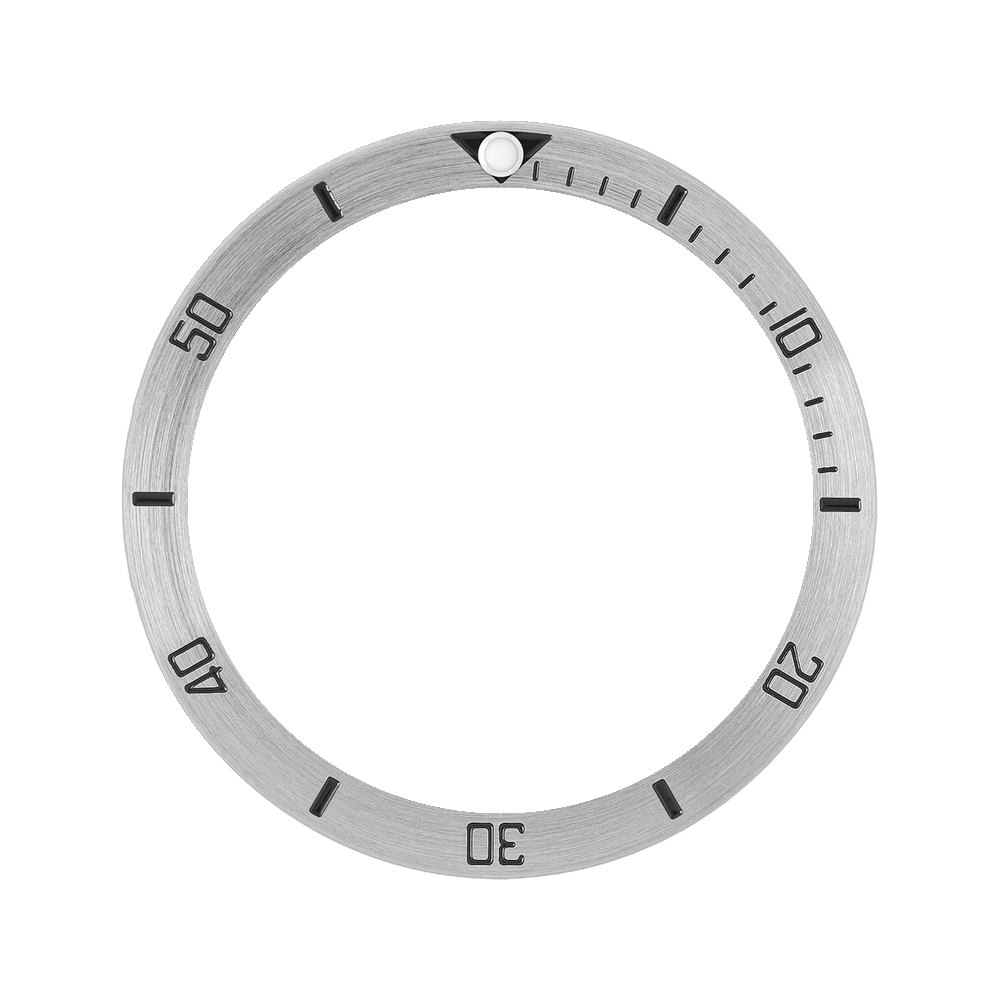 Namoki SKX013 Steel Bezel Insert: BB Style Black — Bezel Insert