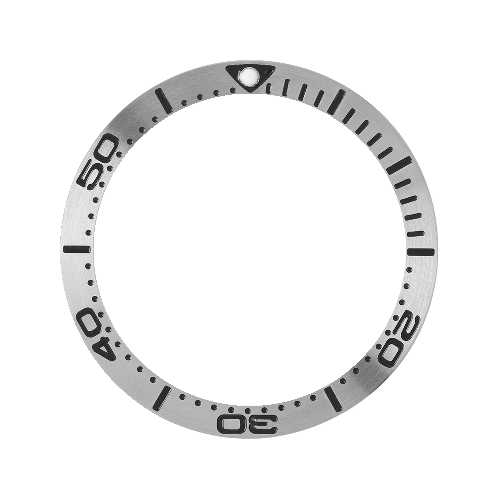 Namoki SKX013 Steel Bezel Insert: SMP Style — Bezel Insert