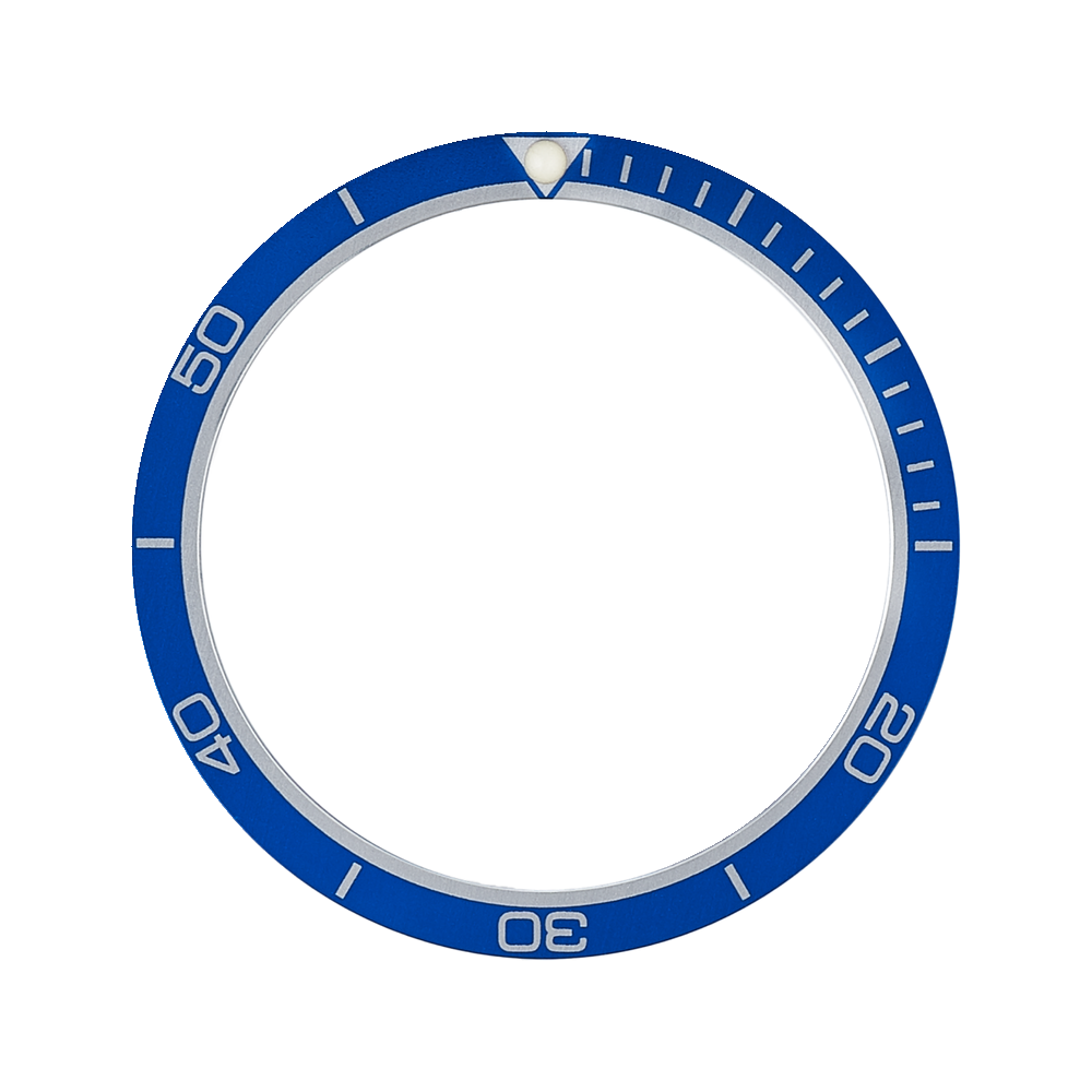 Namoki SKX007/SRPD Aluminium Bezel Insert: PO Style Blue — Bezel Insert