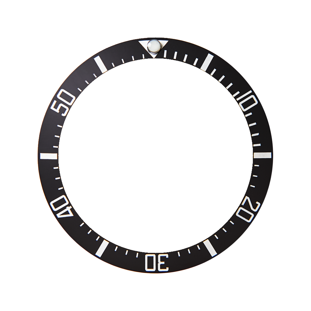 Namoki SKX007/SRPD Ceramic Bezel Insert: DSSD style Black/White — Bezel Insert