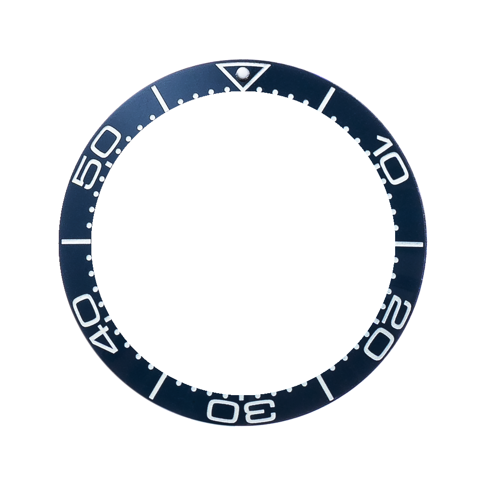 Namoki SKX007/SRPD Ceramic Bezel Insert: SMP style Blue/White Mk2 — Bezel Insert