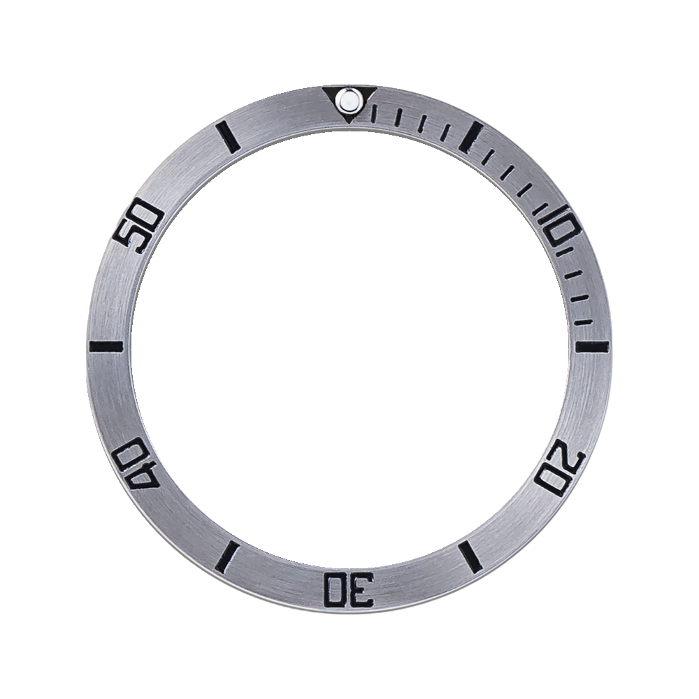 Namoki SRP Turtle Steel Bezel Insert: BB Style Black — Bezel Insert