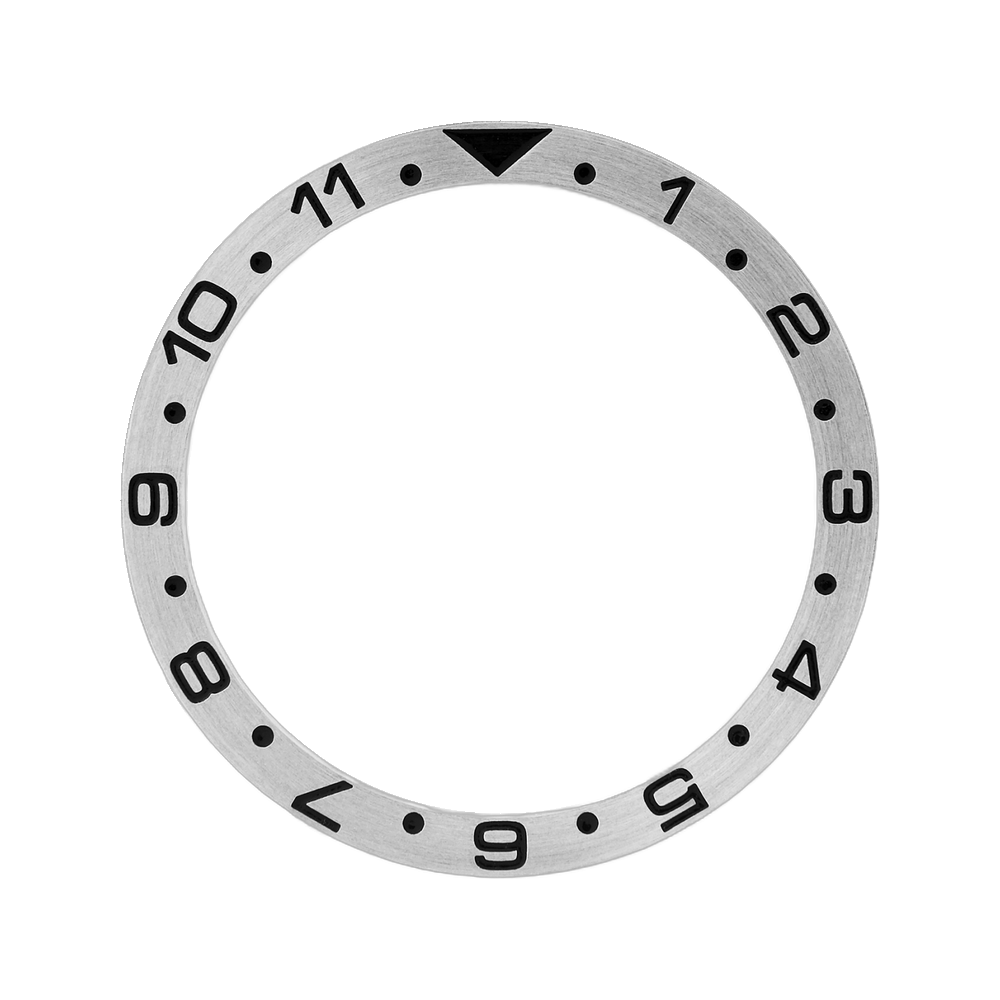 Namoki SRP Turtle Steel Bezel Insert: Dual Time — Bezel Insert