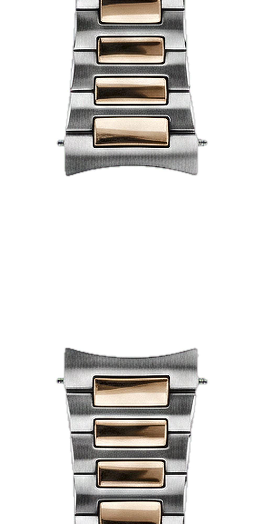 Namoki NMK926/935 Watch Bracelet: Nautilus Two-Tone Rose Gold Finish — Bracelet