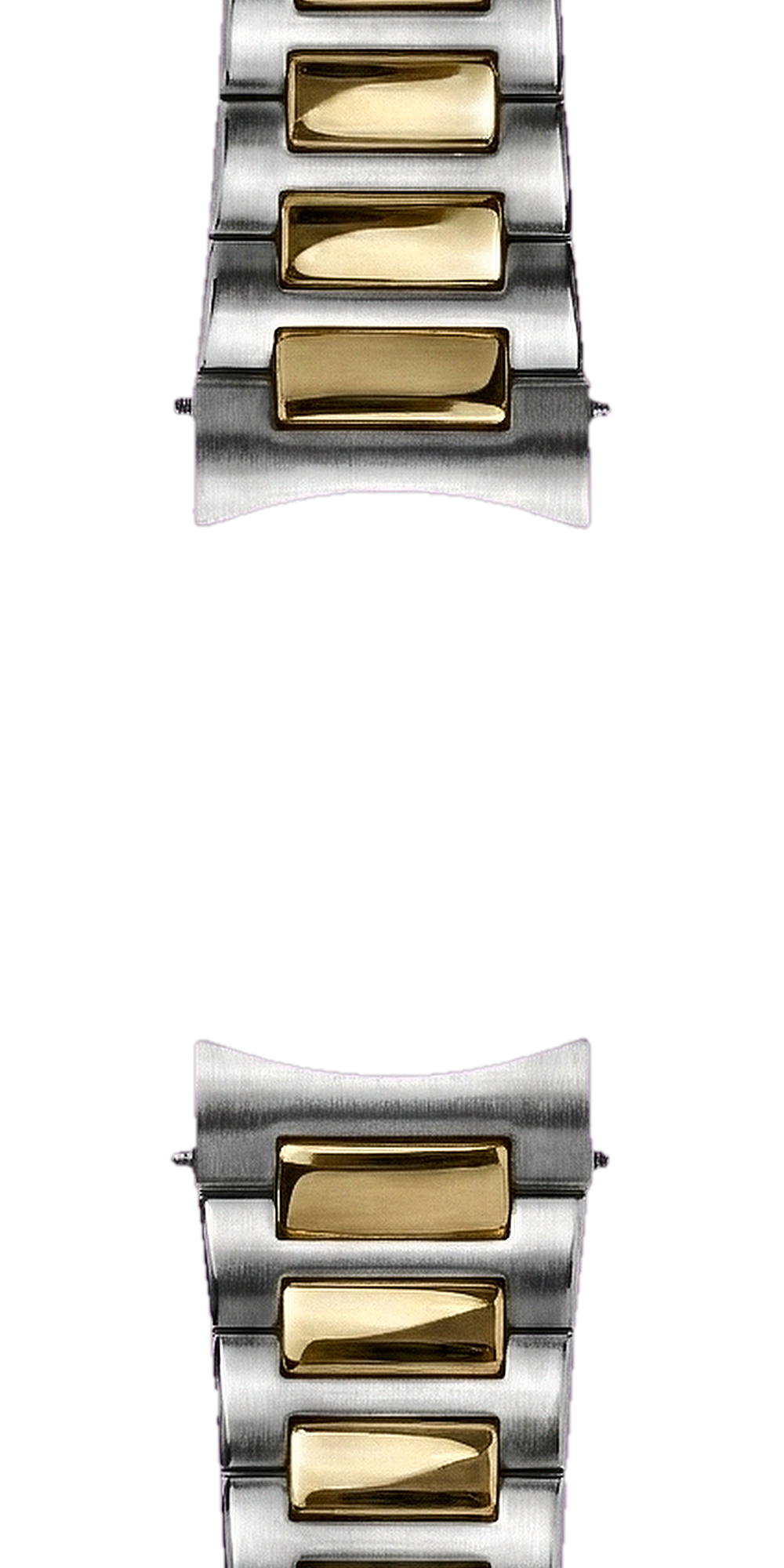 Namoki NMK926/935 Watch Bracelet: Nautilus Two-Tone Gold Finish — Bracelet