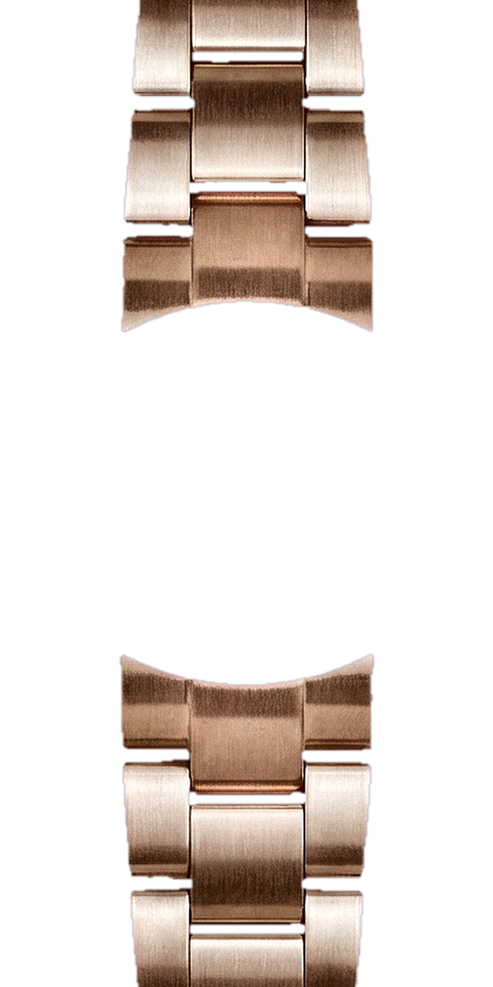 Namoki NMK926/935 Nautilus Watch Bracelet: Oyster Rose Gold Brushed Finish — Bracelet