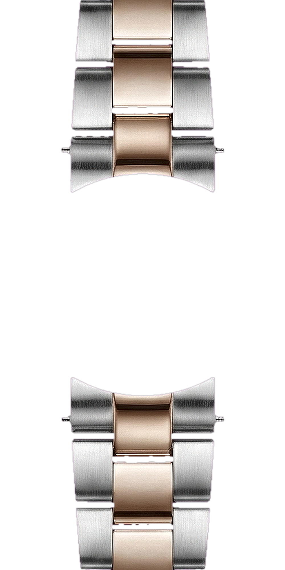 Namoki SKX007 Watch Bracelet: Oyster Two-Tone Rose Gold Finish — Bracelet