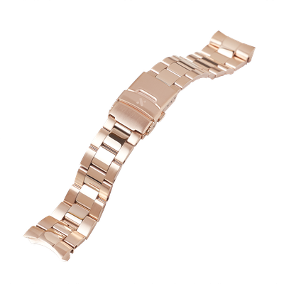 SKX007 Watch Bracelet: Oyster Rose Gold Finish