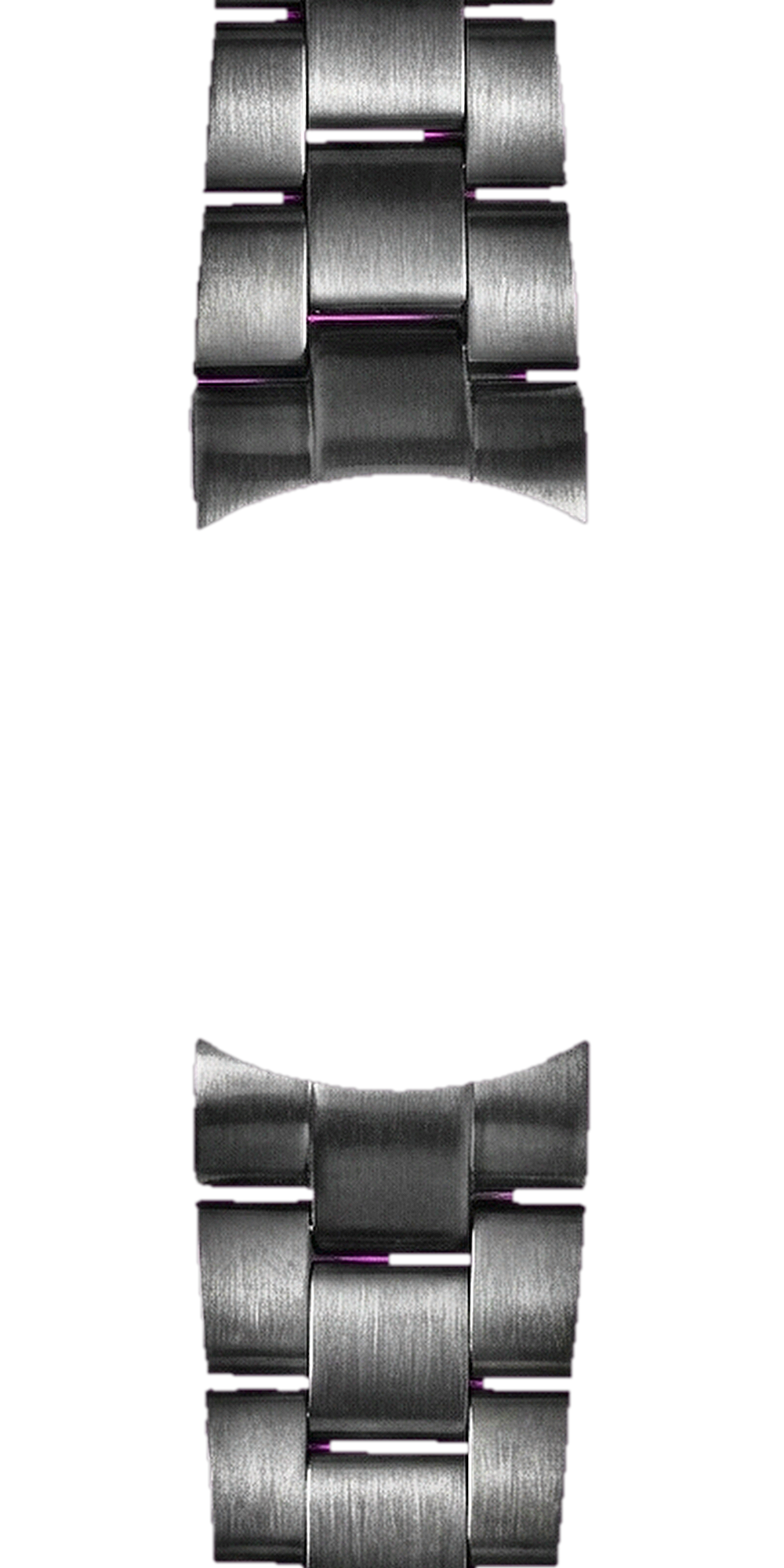 Namoki SRPE Watch Bracelet: Oyster Black Brushed Finish — Bracelet