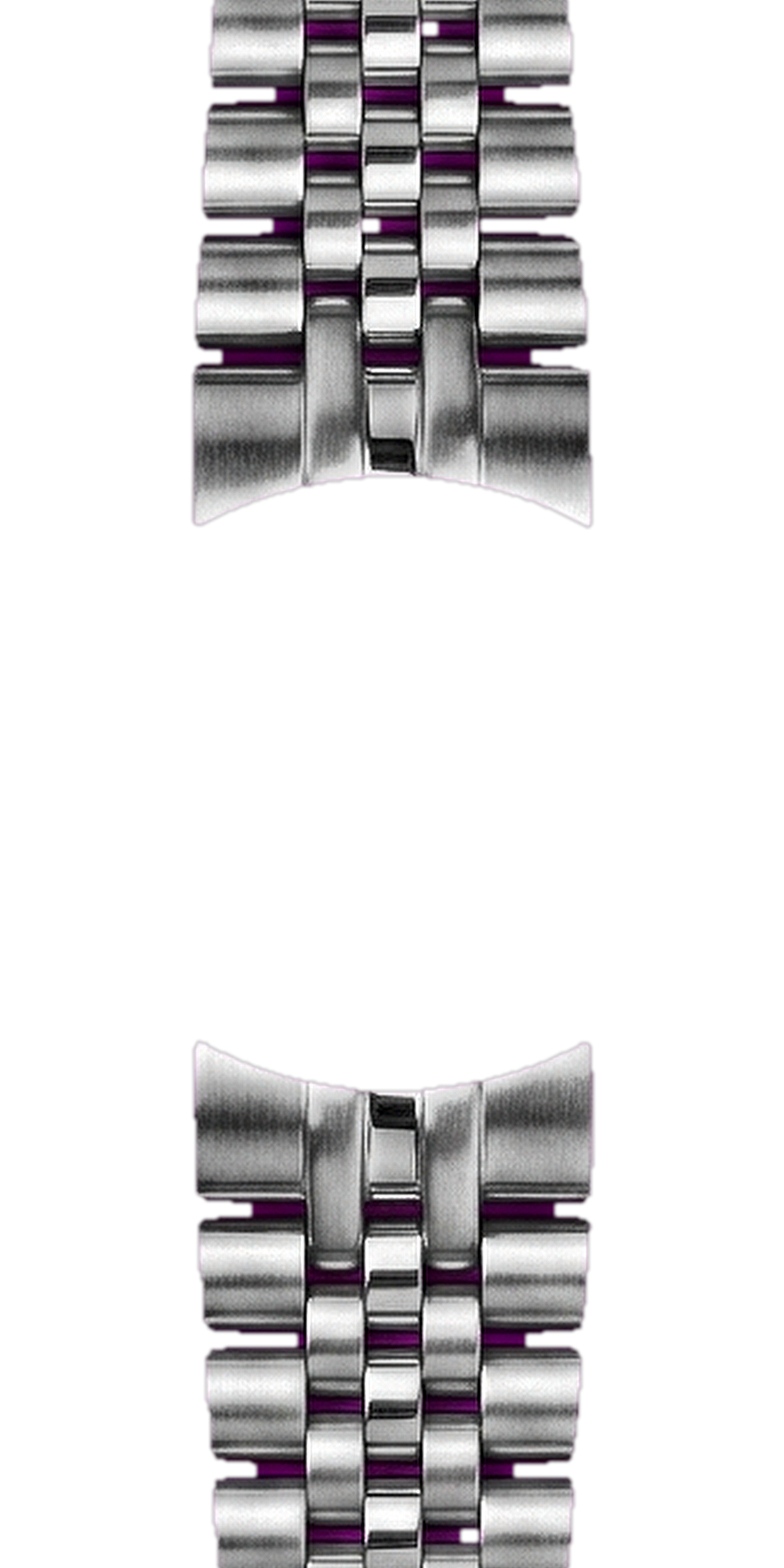 Namoki Straight End Watch Bracelet: 7 Links Brushed Finish — Bracelet