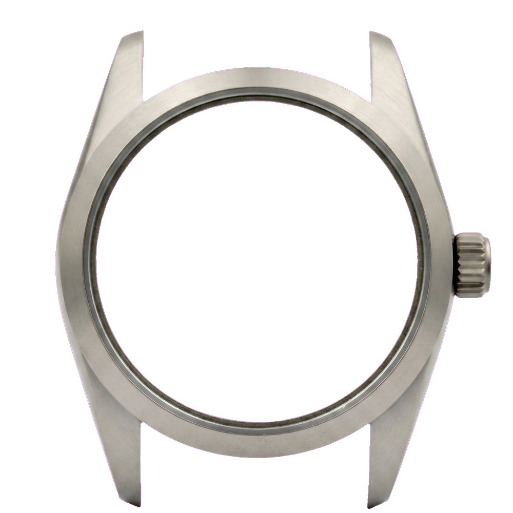 Lucius Atelier Explorer Watch Case - 36mm [ULTRA THIN EDITION / TITANIUM SANDBLASTED] — Case