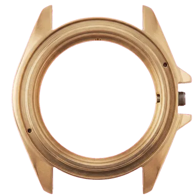 NMK904 3 O'Clock SKX007/SRPD Watch Case: Polished Gold Finish
