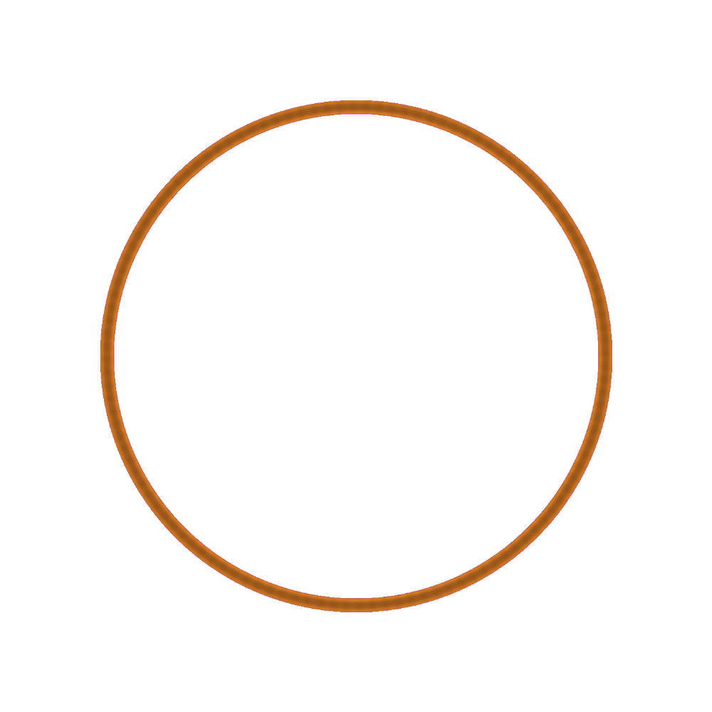 Lucius Atelier SKX013 Brushed Orange Chapter Ring [ULTRA THIN EDITION] — Chapter Ring