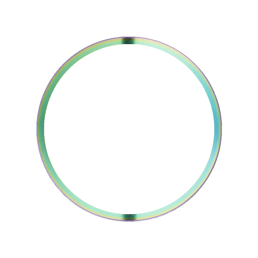 Namoki SKX007/SRPD Chapter Ring: Rainbow Brushed Finish — Chapter Ring