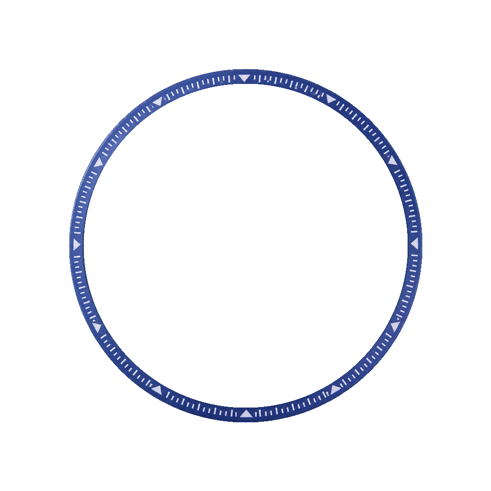 Namoki SKX007/SRPD Angled Chapter Ring: Arrows Style Navy Blue — Chapter Ring