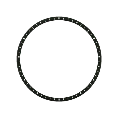 SKX007/SRPD Chapter Ring: Black with White Markers