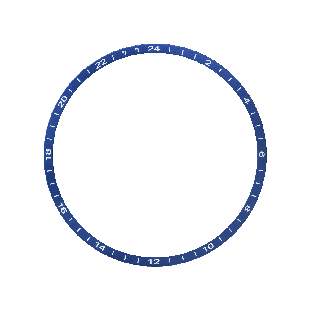 Namoki SKX007/SRPD Chapter Ring: GMT Navy Finish — Chapter Ring