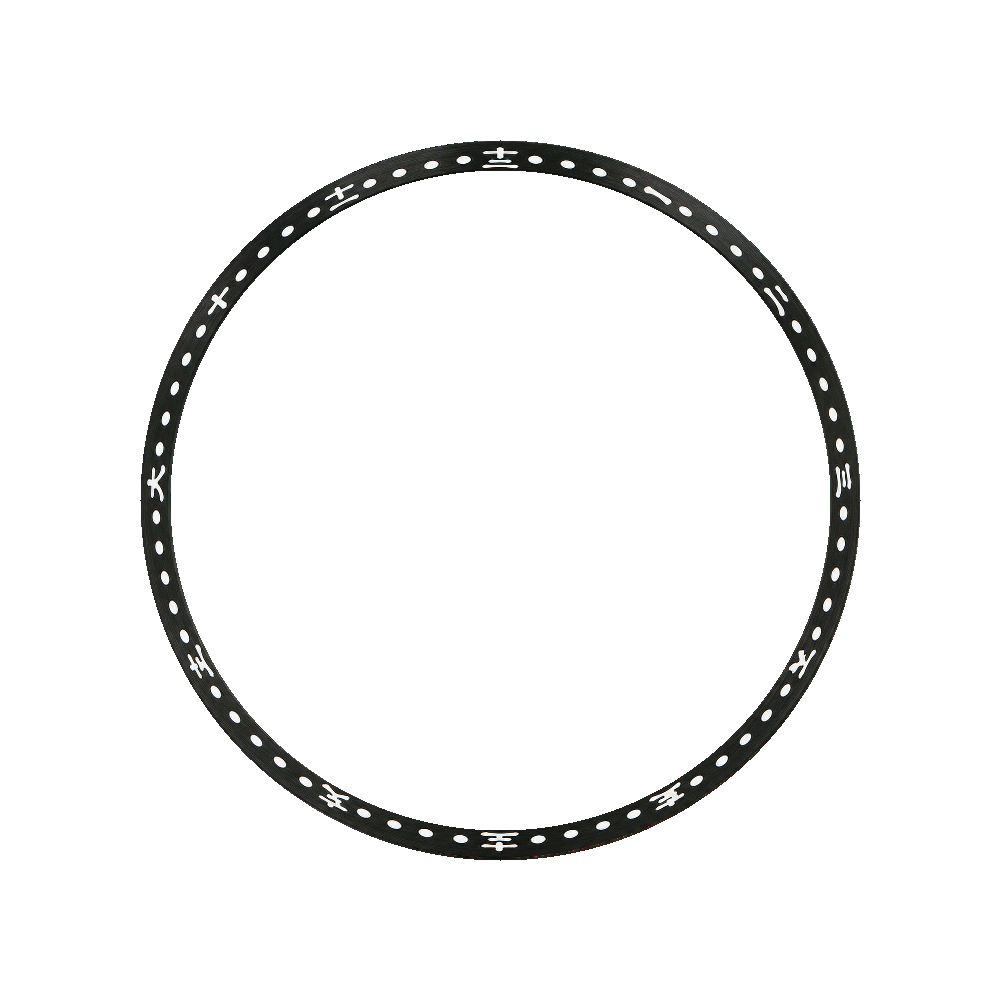 Namoki SKX007/SRPD Chapter Ring: Kanji Style Black Finish — Chapter Ring